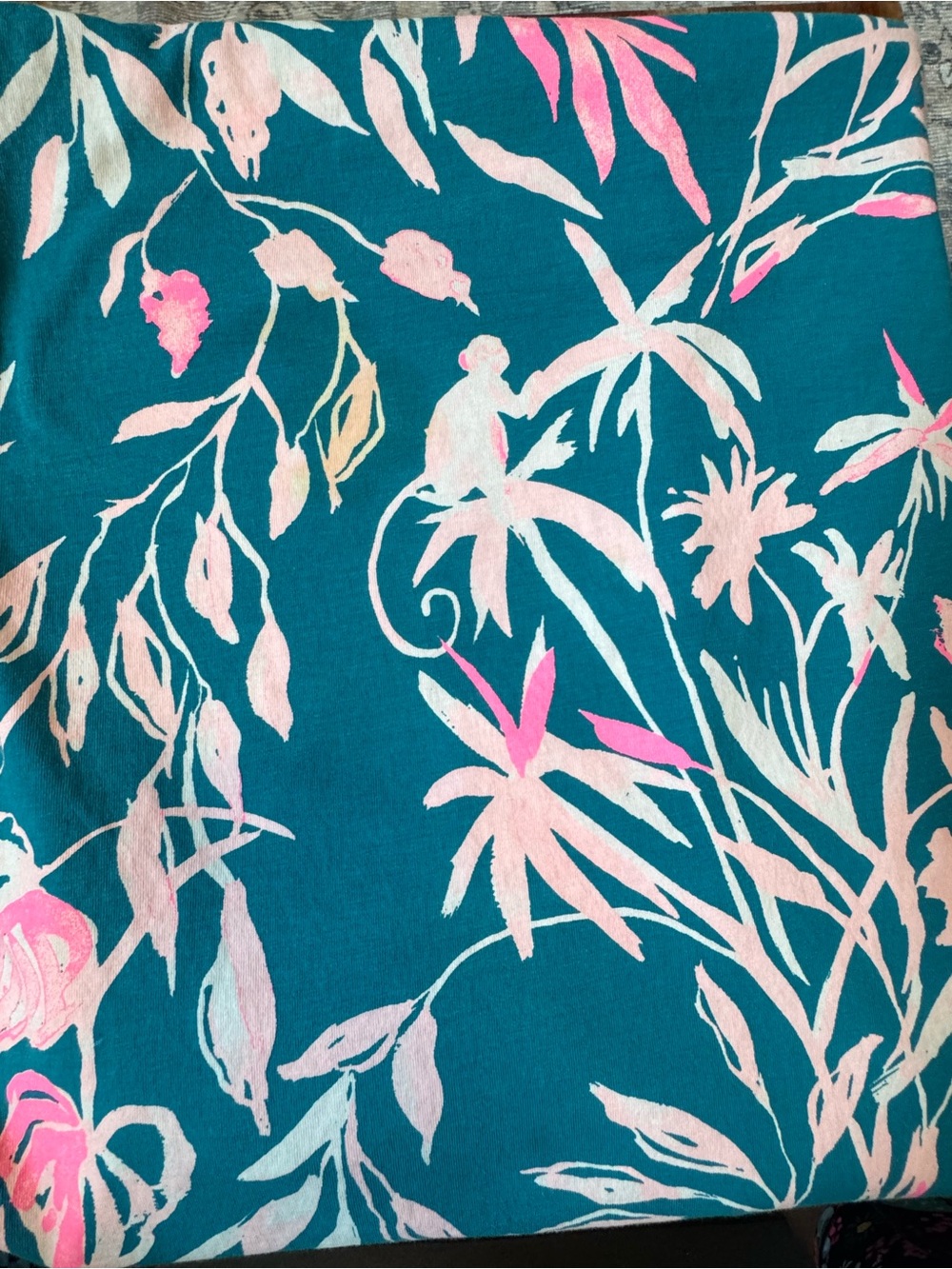 Lilly Pulitzer Sz M Marah Dress Tidal Wave It’s Prime Time Teal & Pink Tropical - Picture 9 of 11